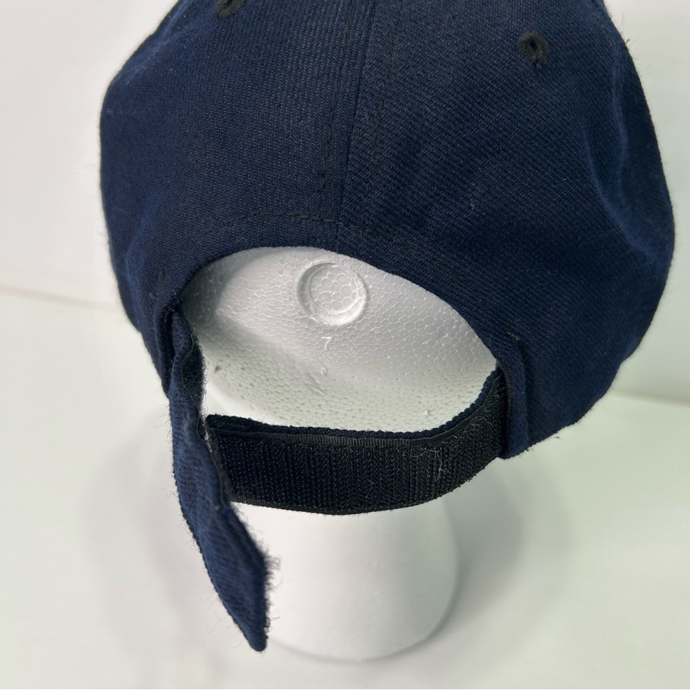 Harley Davidson Navy Orange Baseball adjustable cap hat unisex - Picture 4 of 8